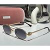 24 Gafas de Sol Ovaladas Retro Exclusivas Transfronterizas de alta calidad Gafas de Sol para Hombre y Mujer Gafas de Sapo Marea Redondas 54zs