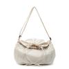 Bolsa Feminina Elegante de Cor Lisa e Grande Capacidade 2025 Verão Nova Tendência Simples Bolsa de Ombro Casual para Viagem Bolsa Transversal para Mulheres