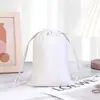 Bolsa de terciopelo con cordón personalizada, Bolsa pequeña de tela para joyería, Bolsa de almacenamiento negra, Bolsa de terciopelo con cordón personalizada