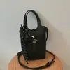 Bolso bandolera de piel suave con patrón de lichi, bolso de mano para mujer, sensación de alta gama, adecuado para el trabajo y los desplazamientos, bolso bandolera pequeño versátil para el teléfono