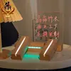 Suporte de Lâmpada Longo de Faia Luz Noturna Base de Iluminação de Madeira Fabricante de Fonte Madeira Maciça Acrílico Base Luminosa