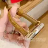 Correa de Cuero con Patrón de Bambú Brillante en Forma de I Adecuada para Apple Watch 10 S11 Huawei Fit4 Gt6 Xiaomi Pulsera