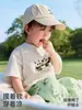 Traje de Manga Corta Jingqi para Bebé, Conjunto de Verano de Algodón Puro para Niños y Niñas, Conjunto Separado Ligero de Verano para Bebés y Niños