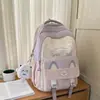 Mochilas Escolares de Dibujos Animados Lindas, de Gran Capacidad y Aspecto Moderno para Hombres y Mujeres, Mochilas Versátiles y Personalizadas para Viajes