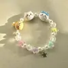 Nuevo Lindo Pulsera de Estrella Chiikawa Little Ji Yi para Mujer, Pulsera de Perlas Dulce y Versátil de Verano para Niñas
