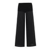 Pantalones de Pierna Ancha American Hot Girl Verano Cintura Baja Sexy Lino Tencel Rectos Traje Deportivo Casual