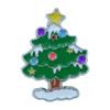 Broche Muñeco de Nieve Reno Calcetín Navideño Papá Noel Árbol de Navidad Insignia de Aleación Accesorios para Ropa Bolsas Edición Limitada Navideña