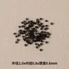 Xiao Accesorios Espaciadores de Silicona Transparente Ultra-Delgados Perla Cristal Oro Plástico Espaciador Cuentas Espaciadoras Cuentas Espaciadoras Juguete