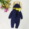 Ropa para recién nacido estilo coreano para bebé niño y niña, mameluco con capucha para bebé, mameluco para salir en otoño