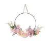 Decoración colgante de pared Dulce Brisa de Primavera Diseño de Flores Ramo de Boda Decoración de Pared Colgante de Pared Flores Artificiales Transfronterizas Decoración del Hogar