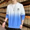 Suéter Primavera e Outono Camiseta Masculina de Manga Longa 2024 Marca Moderna Moda Roupas de Estudante Camisa Base Jaqueta Masculina T
