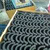 Tiras de Espuma Coloridas de Eva em Semicírculo Absorventes de Choque Esponja Curva de Eva Espuma para Corte com Linha de Gravação de Forma Especial
