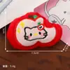 Accesorios Rosados de Gato Manzana Estilo Japonés Lindos Femeninos Pan Gato Kt Llavero Colgante Pasador Pinza para el Cabello Accesorios