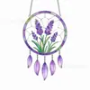 Apanhador de Sonhos DIY Transfronteiriço Pintado à Mão em Acrílico Ornamento Pendurado Educacional Infantil para Colorir Janela Pegador de Sol Pingente Decorativo