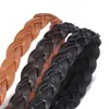 Cinto Feminino de Couro Trançado com Fivela Redonda de Pino para Vestidos, Ternos, Banquetes, Negócios, Cinto Decorativo Simples
