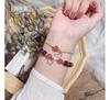 Pulsera de Cristal Badu para Mujer Amatista Estrella Hueca Luna Pulsera Amatista Fresa Cristal Pulsera Venta al por Mayor