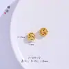 Pulsera de accesorios diy de Oro vietnamita de larga data pulsera con cuentas cuentas de transferencia flor de fecha de nacimiento flor de granada flor de loto niña