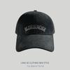 Gorra de Béisbol Bordada con Letra Estilo Coreano para Mujer Primavera y Verano Casual Versátil Que Favorece la Cara Gorra de Pico Pequeño Simple y Versátil