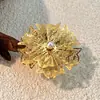 Anillos de Acero Inoxidable de Moda Europea y Americana, Anillos Estilo Vintage de Flor Hueca para Mujer, Anillos de Acero de Titanio Oro 18K, Anillos Transfronterizos