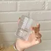 Amazon Vidro Transparente Embossado Retro Copo para Suco Cola Vaca Café Chá Cerveja Whiskey de Alto Valor