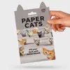 Gato y Perro de Origami Geométrico Semi-terminados Creativos para Manualidades Infantiles Animales Plegables de Origami 50 Hojas Múltiples Estilos Gatitos