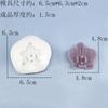 Molde de Silicona de Flor Camelia Girasol Grado Alimenticio DIY Fondant Chocolate Resistente a Altas Temperaturas Molde Fácil de Desmoldar