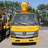 Novo Modelo 30.5 Veículo Autopropelido para Trabalho Aéreo Foton Aoling com Plataforma Elevatória de Braço Articulado de Giro Livre