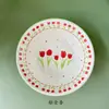 Atacado fornecedor super kit louça de cerâmica tigela de porcelana impressão 7 polegadas cor sob esmalte Tigela Zhen antiga tigela de macarrão tigela de sopa