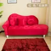 Sofá de tela para apartamentos pequeños, sala de estar moderna simple, vivienda de alquiler, tienda de ropa, chaise longue, sofá pequeño de dos plazas para dormitorio