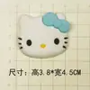 Kt Accesorios de Hello Kitty Nuevos Creativos Goma Suave de PVC Goteo de Aceite Decoraciones DIY para Fundas de Teléfono, Refrigeradores y Tazas Térmicas