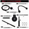 Set de poleas de cable para entrenamiento de jalón alto, Barra de polea de cable resistente casera para bricolaje, Bandeja para discos de pesas