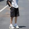 Pantalones cortos funcionales de verano para hombre, finos, holgados, de talla grande, estilo americano, de marca de moda, informales, de secado rápido.
