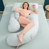 Cross-border mulheres grávidas travesseiro cintura proteção lado dormir lado dormir lado dormir lado dormir multi-funcional em forma de u travesseiro gravidez barriga apoio travesseiro almofada de enfermagem travesseiro
