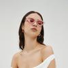Óculos de Sol Aro Completo com Formato Especial 2024 Personalidade de Nicho Europeu e Americano Hip Hop Óculos Exagerados para Homens e Mulheres