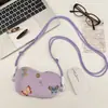 5842 Bolsa Portátil para Gafas con Bolsillo de Almacenamiento con Mariposa Bordada y Correa para el Cuello para Viaje Funda Protectora para Gafas de Sol