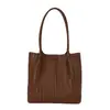 Bolsa de Palha Grande Capacidade Feminina 2026 Nova Moda Versátil Casual Bolsa de Ombro Toque de Luxo Bolsa Grande de Axila