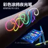 Conjunto de Marcadores Luminosos de 8 Cores, Canetas Fluorescentes para Festa de Grafite Infantil, Canetas Glow Criativas para Pintura Corporal, Seguro