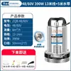 Bomba sumergible de CC de alto flujo 12V24V48V60V72V de 2 pulgadas para uso doméstico, agrícola, vehículo eléctrico, bomba de agua de alto caudal