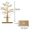 Adornos Navideños Nuevos Decoración Creativa de Madera Estilo Nórdico Árbol de Madera Verde Árbol Rosa Arte