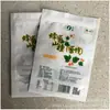 Bolsa de embalaje de pie con cierre de cremallera Haw, bolsa compuesta de plástico autosellante y autoportante, bolsa para frutas confitadas y deshidratadas, bolsa para frutas deshidratadas