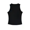 2697-Chaleco Sexy Ajustado Estilo Europeo y Americano para Mujer Moda Nueva Primavera y Verano 2026 Top Hot Girl Hombros Descubiertos