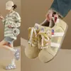 2026 Novo Tênis Branco Feminino de Verão com Aumento Oculto de Altura, Estilo Coreano, Malha, Casual, Esportivo, Versátil, Estilo de Rua K282
