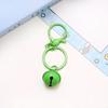 Pintura de color broche de langosta de ocho caracteres llavero de tres piezas accesorios de campana color caramelo adornos colgantes para bolsa de joyería diy