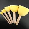 Material de Pintura Infantil para Jardim de Infância Pincel de Esponja em Forma de Cogumelo Pincel DIY Esponja Carimbo de Espuma Ferramenta de Grafite