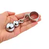 Juguete Sexual Anillo Metálico para Pene Colgante de Escroto de Acero Inoxidable Bola Colgante Ejercicio Físico de Estiramiento que Soporta Peso Anillo para Pene