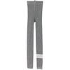 TIME BREATHE TB Leggings Quatro Listras Elásticos Quentes Apertados Leggings de Quadril com Veludo Leggings Espessados