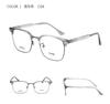 Dr. Gafas LOLLY, gafas de diseño con textura de marco para cejas, cómodas gafas de media montura con protección contra la luz azul.