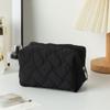 Bolsa de Almacenamiento Acolchada Floral de Algodón para Labiales Bolsa de Almacenamiento de Cosméticos para Mujer Auriculares Cable de Datos Bolsa de Cosméticos Cartera