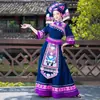 Nuevo Traje Zhuang de Guangxi Zhuang Realiza Traje en Marzo Minoría Realiza Yao Adulto Danza Miao