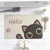 Tecido Macio de Tecnologia Simples Transfronteiriço Absorvente de Água Secagem Rápida Tapete de Chão Macio Porta de Banheiro Vaso Sanitário Tapete Antiderrapante Dropshipping